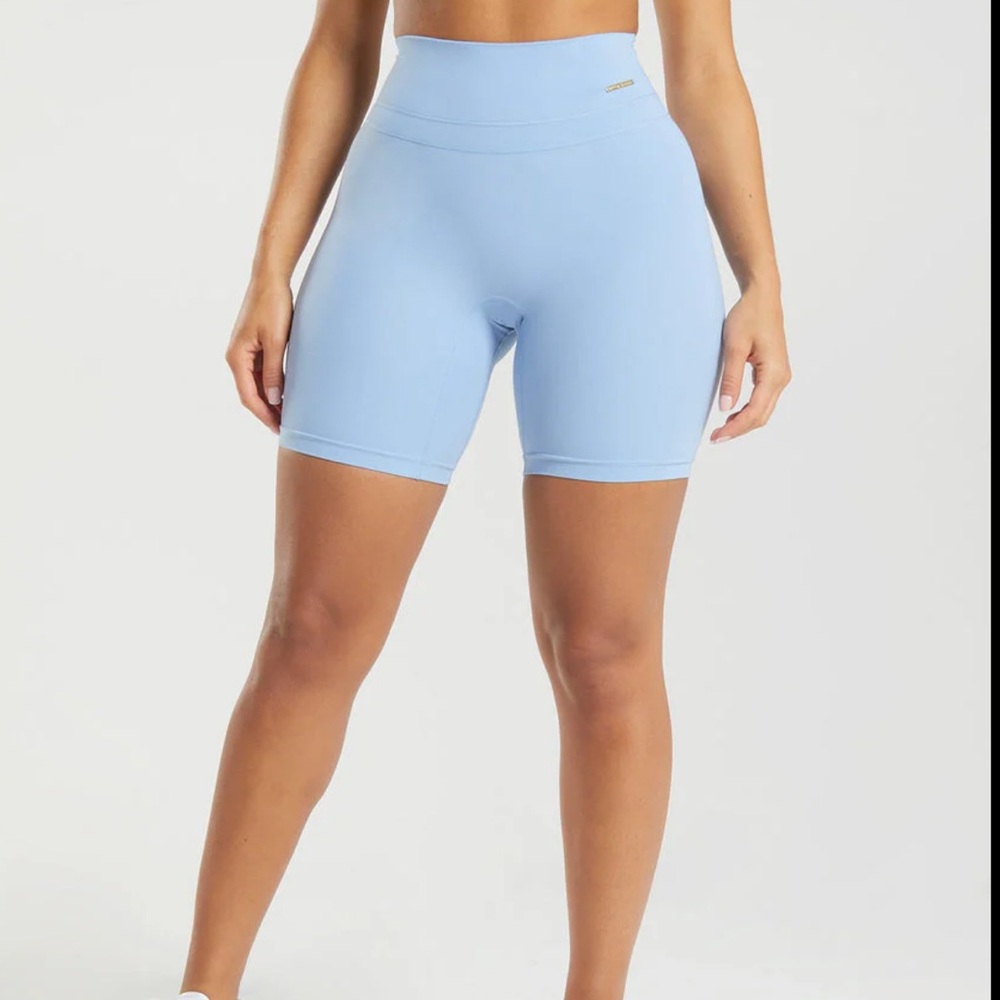 Gymshark x Whitney Simmons Women's Light Blue Bike Shorts